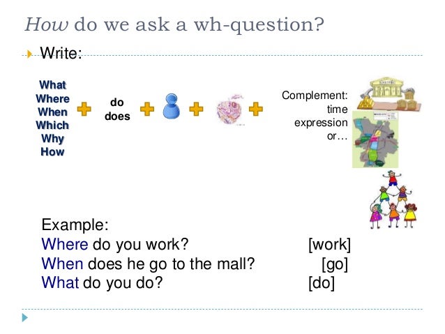 Present simple special questions nova pogoda
